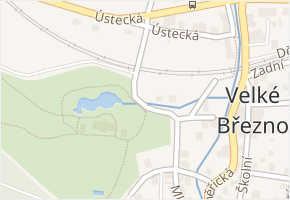 Zámecká v obci Velké Březno - mapa ulice