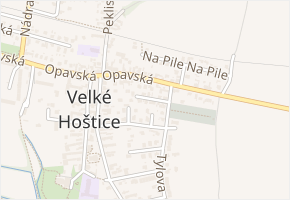 Smetanova v obci Velké Hoštice - mapa ulice