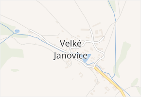 Velké Janovice v obci Velké Janovice - mapa části obce