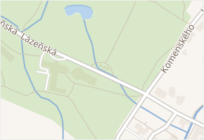 Lázeňská v obci Velké Losiny - mapa ulice