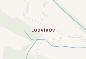 Ludvíkov v obci Velké Losiny - mapa části obce