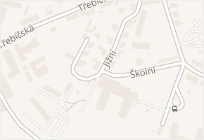 Jižní v obci Velké Meziříčí - mapa ulice
