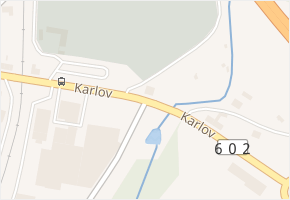 Karlov v obci Velké Meziříčí - mapa ulice