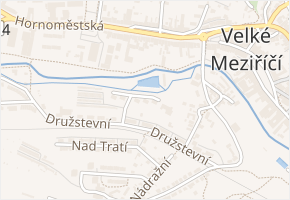 Nad Plovárnou v obci Velké Meziříčí - mapa ulice