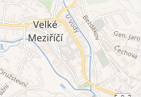 Rozkoš v obci Velké Meziříčí - mapa ulice