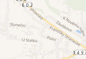 U Elektrárny v obci Velké Meziříčí - mapa ulice
