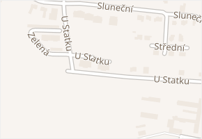 U Statku v obci Velké Meziříčí - mapa ulice