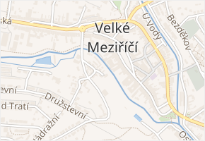 V Jirchářích v obci Velké Meziříčí - mapa ulice