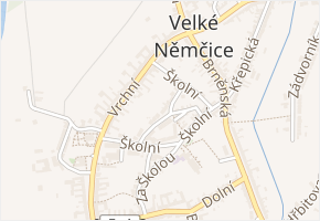 Na Kopečku v obci Velké Němčice - mapa ulice