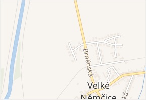 Skalka v obci Velké Němčice - mapa ulice