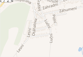 Bezručova v obci Velké Opatovice - mapa ulice