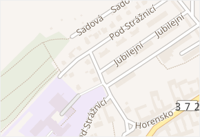 Jubilejní v obci Velké Opatovice - mapa ulice