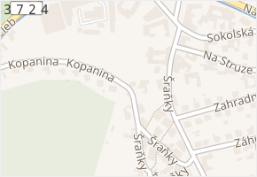 Kopanina v obci Velké Opatovice - mapa ulice