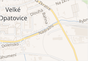 Nádražní v obci Velké Opatovice - mapa ulice