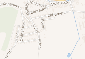 Polní v obci Velké Opatovice - mapa ulice