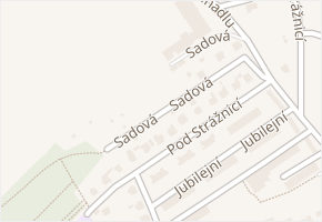 Sadová v obci Velké Opatovice - mapa ulice