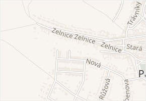 Lidická v obci Velké Pavlovice - mapa ulice