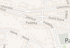 Padělky v obci Velké Pavlovice - mapa ulice