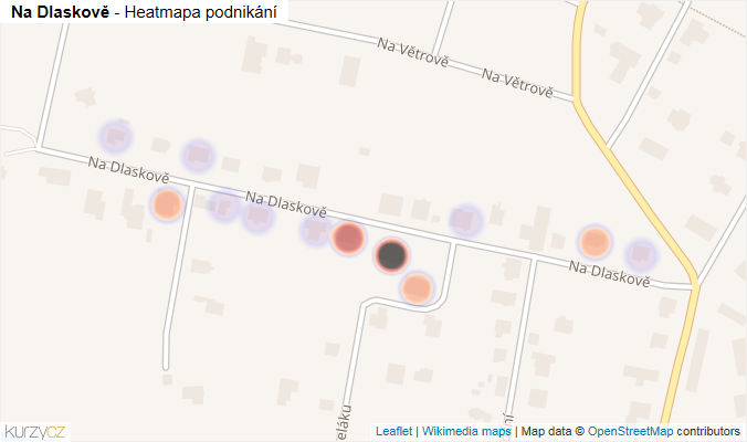 Mapa Na Dlaskově - Firmy v ulici.