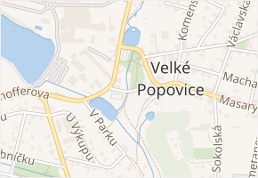Pivovarská v obci Velké Popovice - mapa ulice
