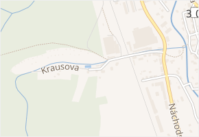 Pod Lesem v obci Velké Poříčí - mapa ulice