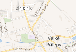 Formanská v obci Velké Přílepy - mapa ulice