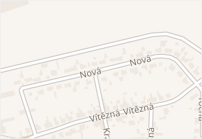 Nová v obci Velké Přítočno - mapa ulice