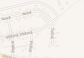 Vítězná v obci Velké Přítočno - mapa ulice