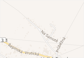 Na Samotě v obci Velký Borek - mapa ulice