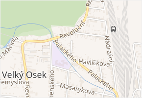 Hejdukova v obci Velký Osek - mapa ulice