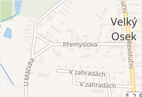 Přemyslova v obci Velký Osek - mapa ulice