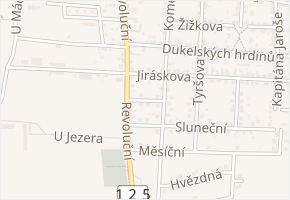 Spojovací v obci Velký Osek - mapa ulice