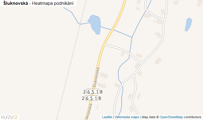 Mapa Šluknovská - Firmy v ulici.