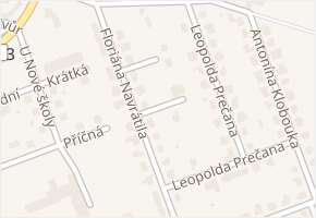 Floriána Navrátila v obci Velký Týnec - mapa ulice