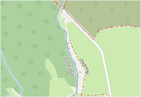 Olešnická v obci Velký Újezd - mapa ulice