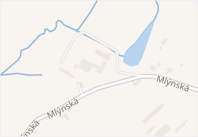 Vrchní pila v obci Velký Újezd - mapa ulice