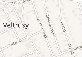 V. Panochy v obci Veltrusy - mapa ulice