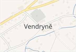 Vendryně v obci Vendryně - mapa části obce