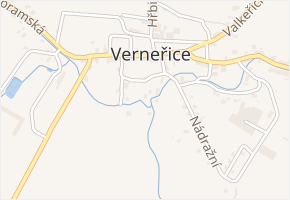 Okružní v obci Verneřice - mapa ulice