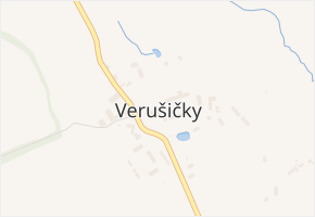 Verušičky v obci Verušičky - mapa části obce