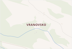 Vranovsko v obci Veselá - mapa části obce