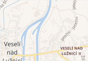 Foglarovo nábřeží v obci Veselí nad Lužnicí - mapa ulice