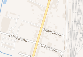 Třída Čs. armády v obci Veselí nad Lužnicí - mapa ulice