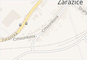 Crhounkova v obci Veselí nad Moravou - mapa ulice