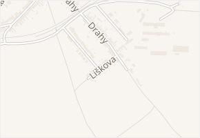 Liškova v obci Veselí nad Moravou - mapa ulice