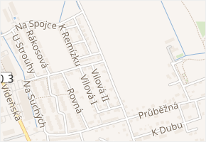 K Jahodárně v obci Vestec - mapa ulice