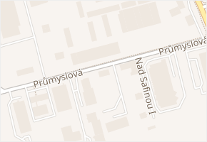Průmyslová v obci Vestec - mapa ulice