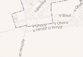 U Hrnčíř v obci Vestec - mapa ulice