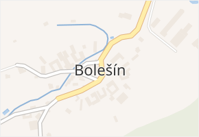 Bolešín v obci Věstín - mapa části obce
