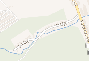 U Lípy v obci Větřní - mapa ulice